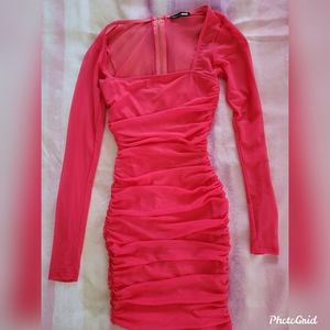 Fashion nova mini long sleeve dress
